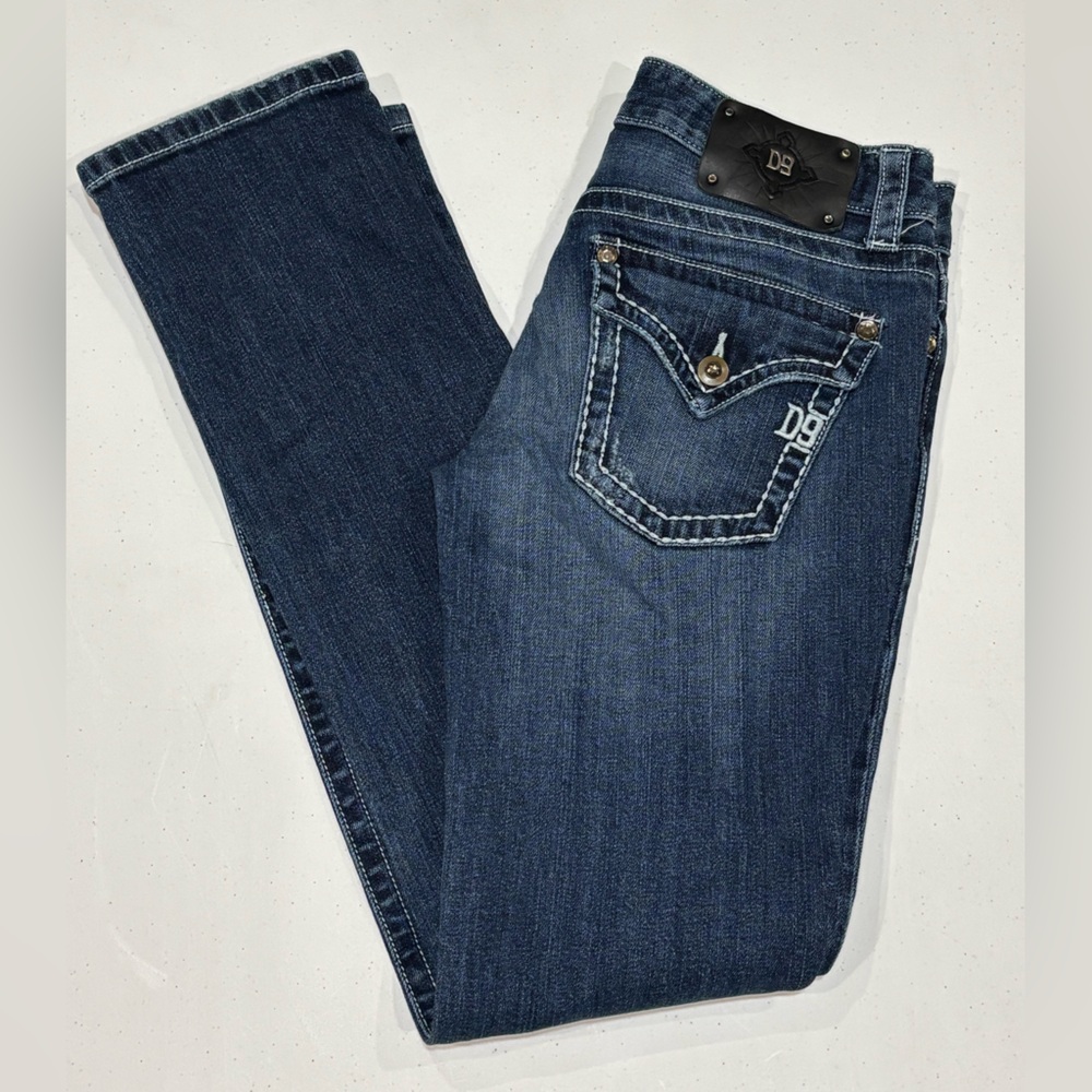 Jett Straight Leg Blue Denim Jeans, Women’s Size 27
